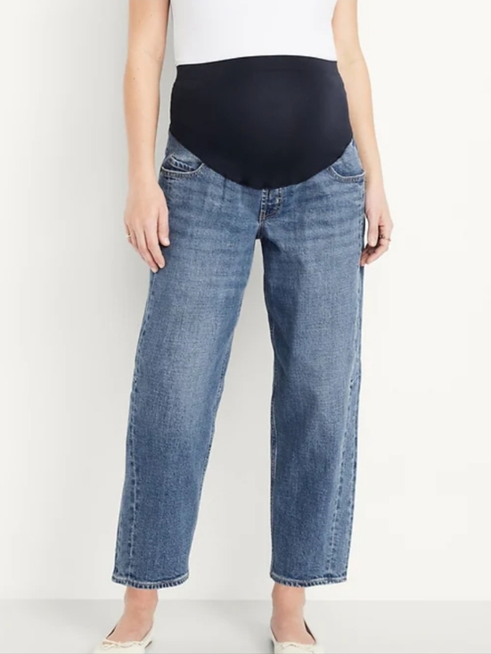 Isabel Maternity by Ingrid & Isabel Pants - Isabel Maternity Over The Belly Ankle Leg Jeans